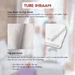 Tube Ihram Men’s For Hajj & Umrah Easy to Wear No Need to Wrap