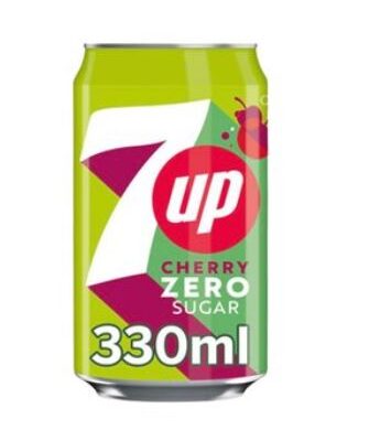 7UP Cherry Zero Sugar 24x330ml