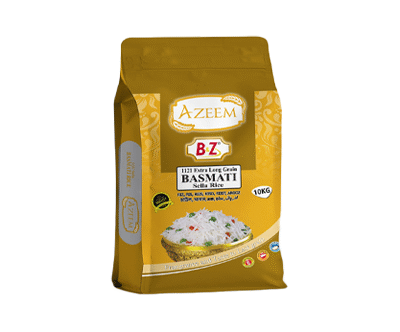 AZEEM BASMATI SELLA RICE 10KG (1121 EXTRA LONG GRAIN)