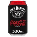 Jack Daniels and Coca-Cola Zero Sugar 12x330ml
